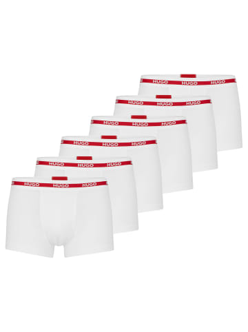 HUGO Boxershort 6er Pack in Weiß