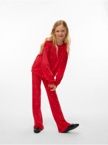 Vero Moda Girl Sweatshirt in Chinese Red