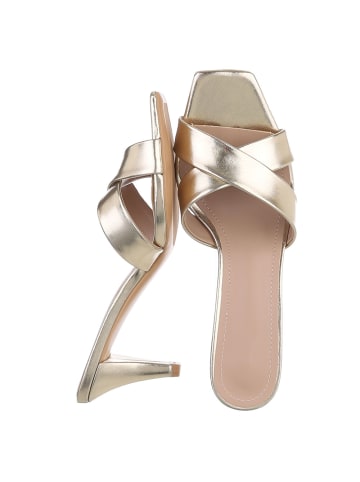 Ital-Design High-Heel Sandalette in Gold