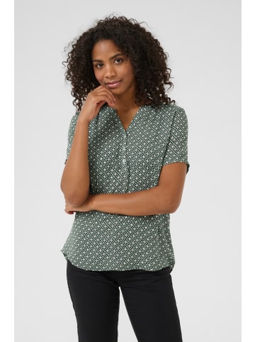Kaffe Kurzarm-Bluse KAalvine Regular fit in Grape Leaf