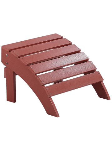 Beliani Gartenstuhl ADIRONDACK in Rot - (W) 50 x (H) 34 x (L) 43 cm