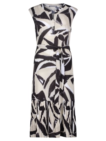 BETTY & CO Volantkleid mit Print in Nature-Black