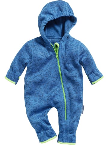 Playshoes Strickfleece-Overall in Blau