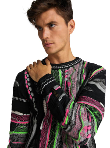Carlo Colucci Strickpullover Comparato in Schwarz