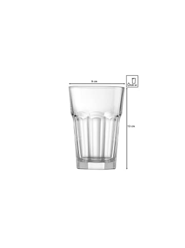 Ritzenhoff & Breker 12er Set Longdrinkgläser Riad 420 ml transparent in transparent