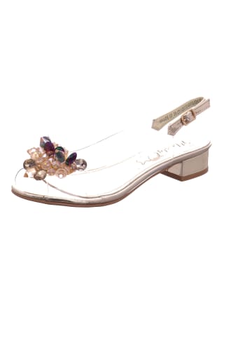 LAURA VITA Damensandalette elegant  bis 45 mm Absatz  in  Gold