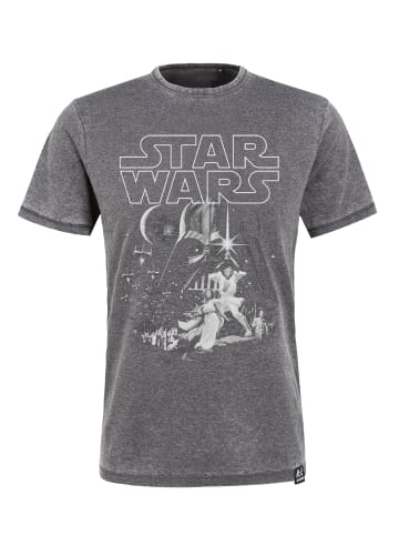 Recovered T-Shirt Star Wars Tonal Classic Poster Washed in Grau