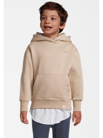 New Life Hoodie Hoodie Kapuzen Pullover mit Shirt in Beige