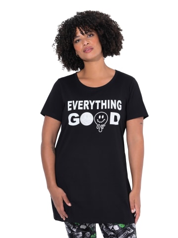 Angel of Style Longshirt in schwarz