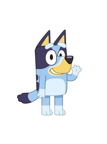 Bluey Kissen Kinder – Formkissen Velours Kuschelkissen