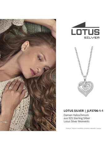 LOTUS silver Halskette Silber 925 Sterling Silber ca. 42cm