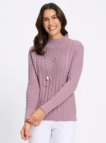 WITT WEIDEN Stehkragen-Pullover in mauve