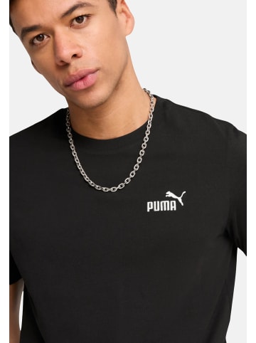 Puma T-Shirt 'ESS Small No. 1' in schwarz