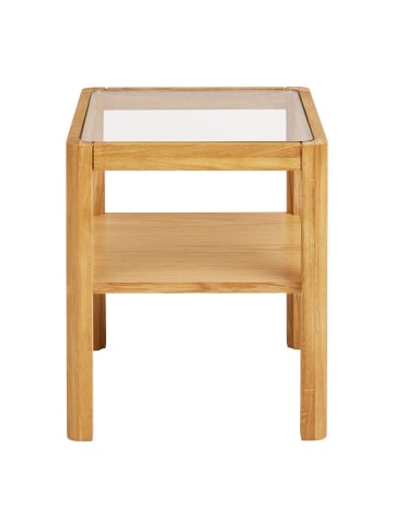 ebuy24 Eckbord Greta Eiche 40 x 40 cm