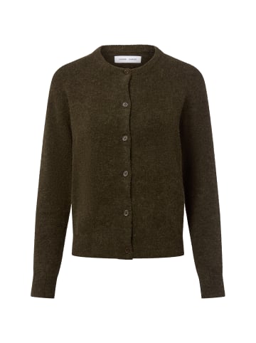 SAMSOE & SAMSOE Strickjacke Nor Short in oliv - 0008