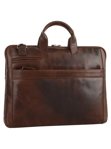 X-ZONE Notebooktasche in cognac