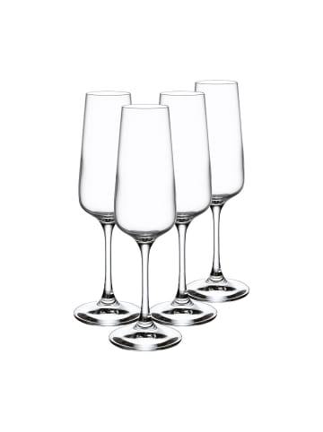Villeroy & Boch 4er Set Champagnergläser Ovid 250 ml in transparent