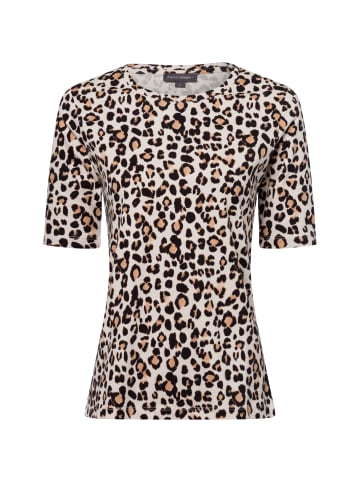 Franco Callegari T-Shirt in beige schwarz