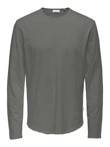 Only&Sons Longsleeve 'BENNE' in grau