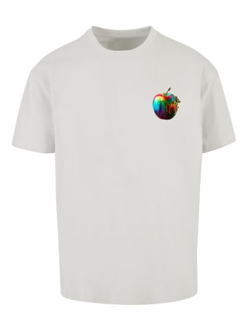 F4NT4STIC T-Shirt Colorfood Collection - Rainbow Apple in lightasphalt