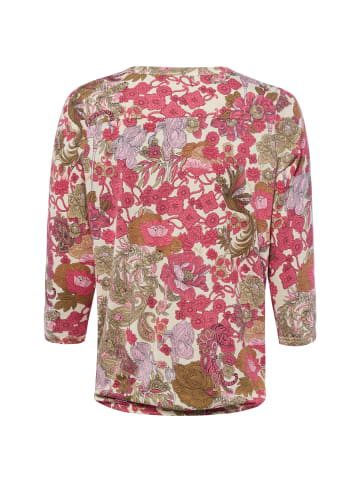soyaconcept Langarmshirt Felicity in himbeer beige
