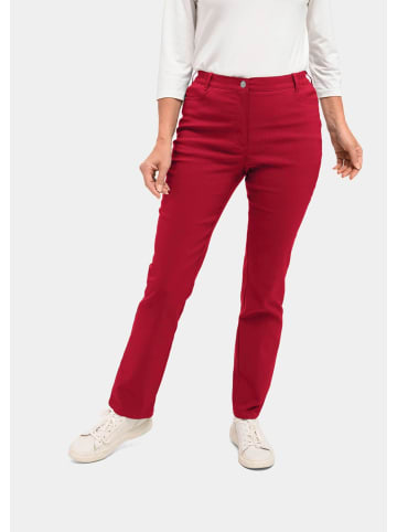 GOLDNER Kurzgröße:  Super-Stretch-Hose CARLA Perfekte Super-Stretch-Hose CARLA in rot
