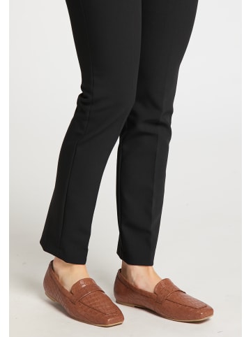 usha BLACK LABEL Damen Schuhe in Braun Krokodil