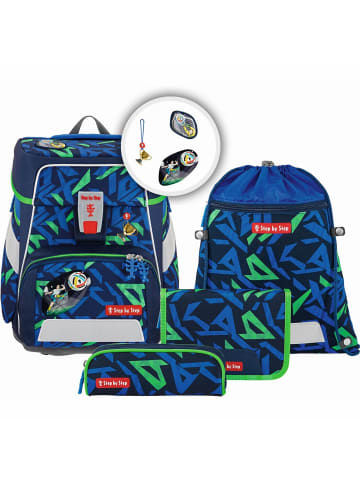 Step by Step SPACE Schulranzen-Set Soccer Ben 5-tlg. in blau
