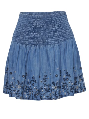 KOROSHI KURZER SKIRT in blau