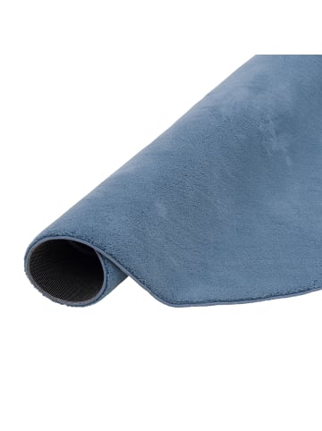 Pergamon Fellteppich Super Soft Pearl Rund in Antraciet