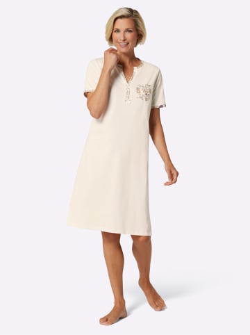 WITT WEIDEN Nachthemden in champagner + champagner-bedruckt