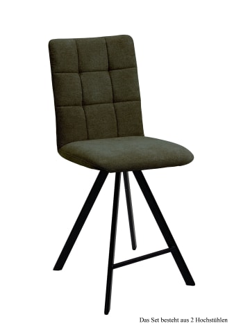 58 aufm Kessel THEKENSTUHL drehbar (2er-Set) Destiny 47x108x60 Schwarz/Khaki