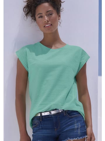 Vivance by Lascana Kurzarmshirt in smaragd, navy