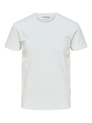 SELECTED HOMME T-Shirt SLHAEL in Weiß