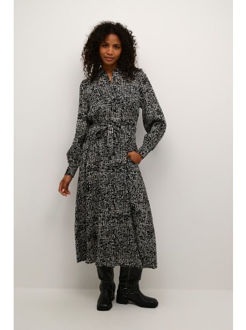 Kaffe Kleid KApollie Regular fit in Black/Turtledove Graphic Dot