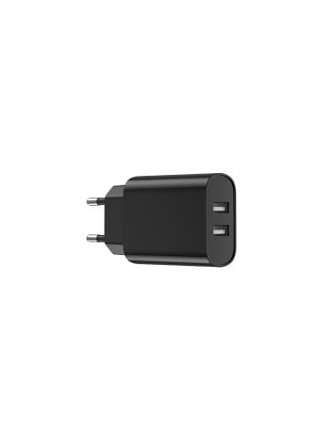WIWU WIWU Wandladegerät Wi-U003 2,1A 2x USB Ladegerät ohne Ladekabel in Schwarz
