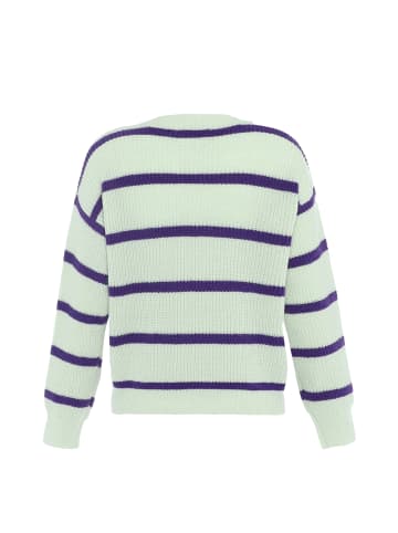 faina Damen Pullover in WOLLWEISS LILA