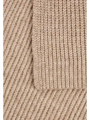 Camel Active Schal aus weichem Materialmix in Karamell