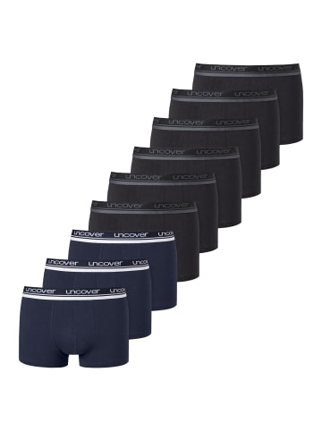 UNCOVER BY SCHIESSER Retro Short / Pant Basic in Schwarz / blau