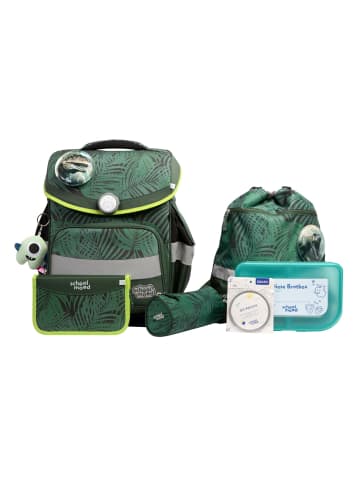 SCHOOL-MOOD Timeless Pro Schulranzen-Set 7-teilig in Dinosaurier