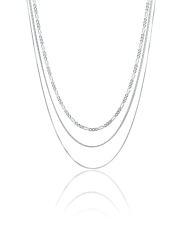 KUZZOI Halskette 925 Sterling Silber in Silber