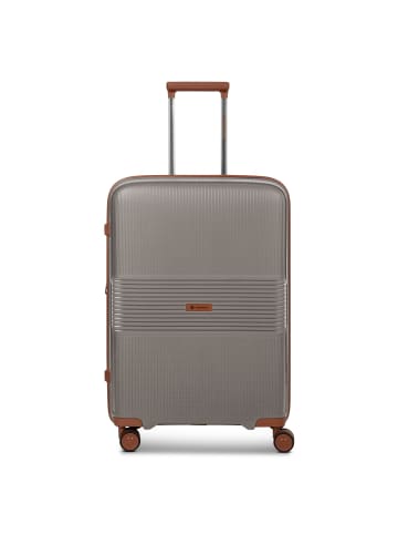 Farmhood Eco Edition 02 4 Rollen Trolley 67 cm mit Dehnfalte in cappuccino