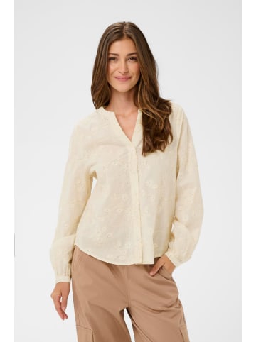 Cream Langarm - Hemd CRMilly Regular fit in Whisper White
