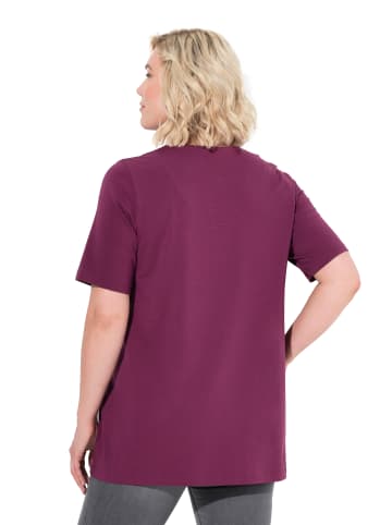 Ulla Popken Shirt in dunkle beere