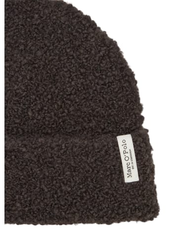 Marc O'Polo Bouclé-Mütze in Stone Brown Melange