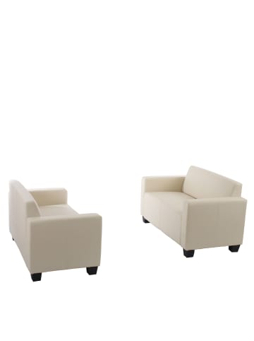 MCW 2er-Set 2er Sofa Moncalieri, Creme