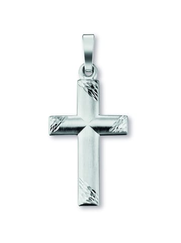 ONE ELEMENT  Kreuz Anhänger aus 925 Silber in silber