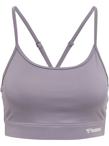 Hummel Hummel Sports Bra Hmlmt Multisport Damen Schnelltrocknend in MINIMAL GRAY