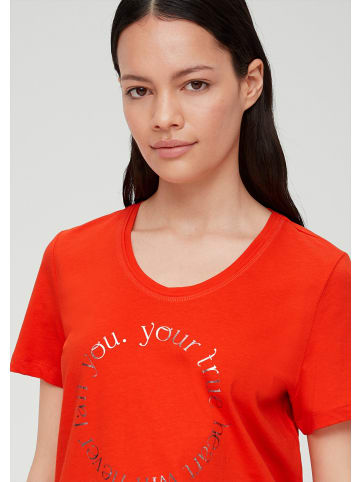 s.Oliver T-Shirt kurzarm in Orange