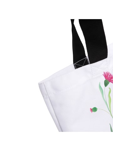 Mr. & Mrs. Panda Shopper Hase Sitzen mit Spruch in Weiß